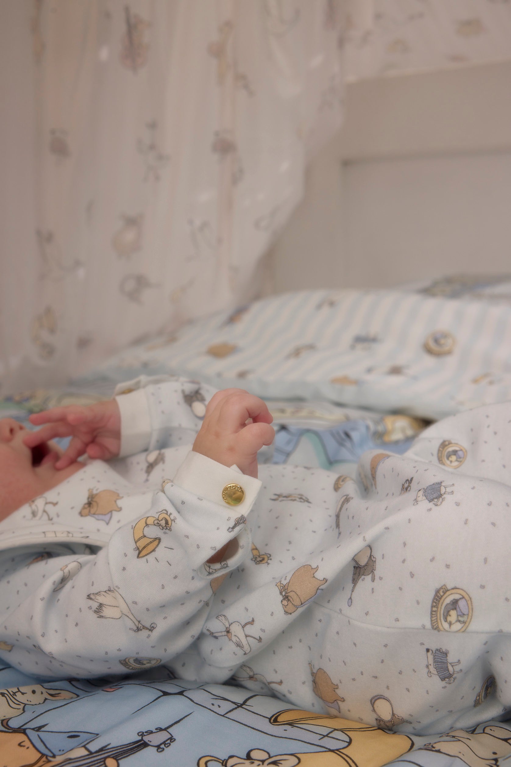 baby onesie close angle