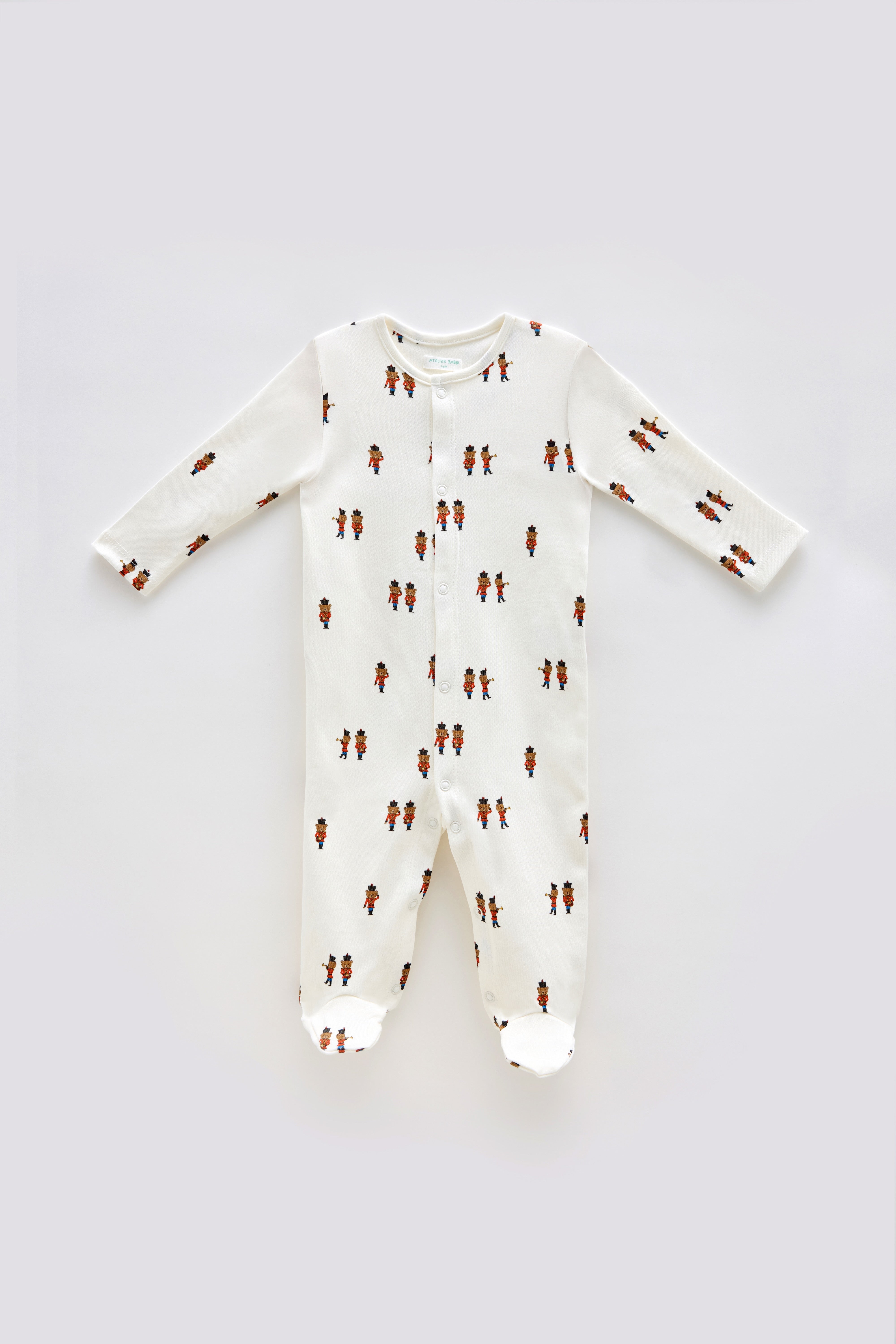 Baby Footed Onesie - Tin Soldier