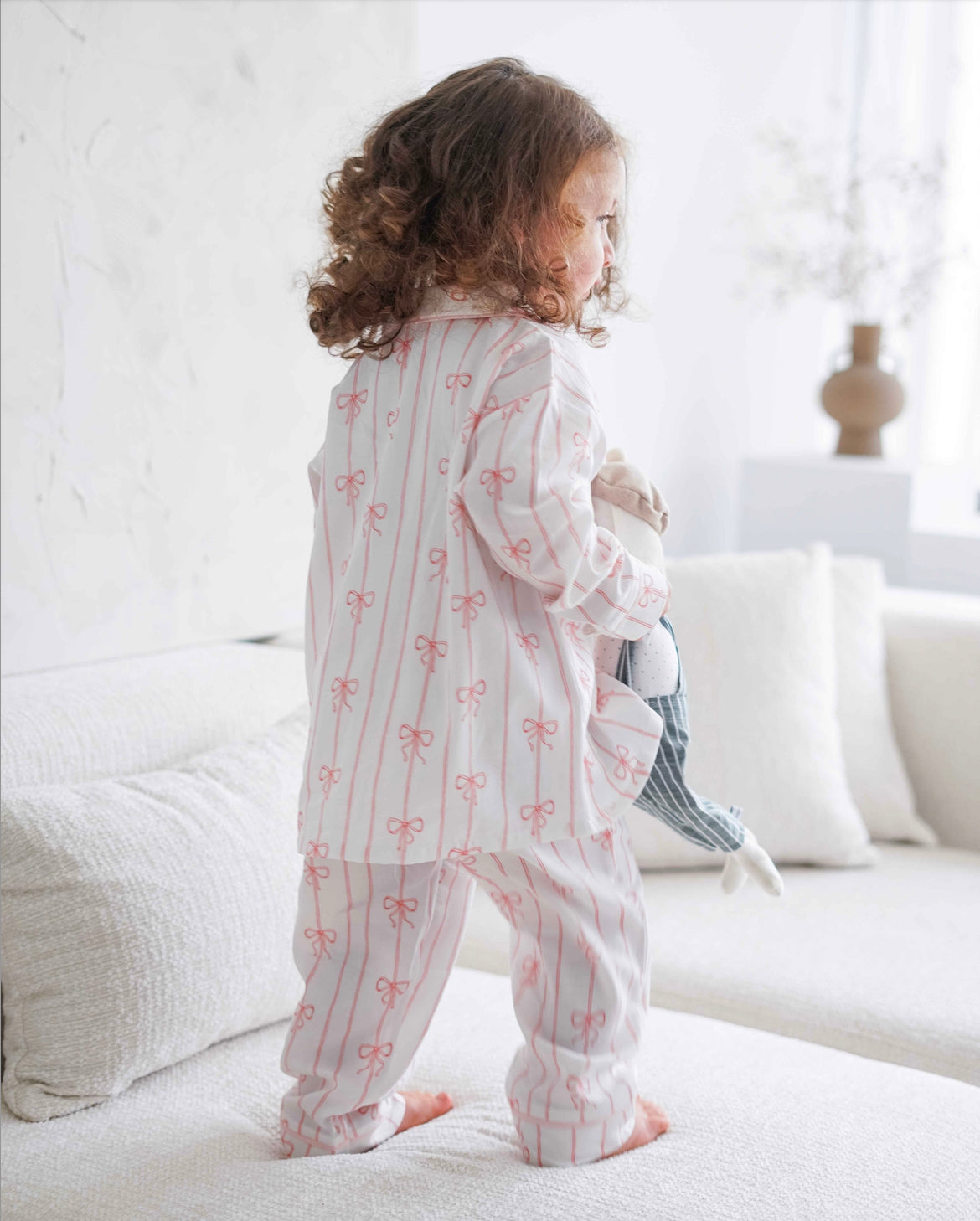 Pajama Set - Ribbon / Pink