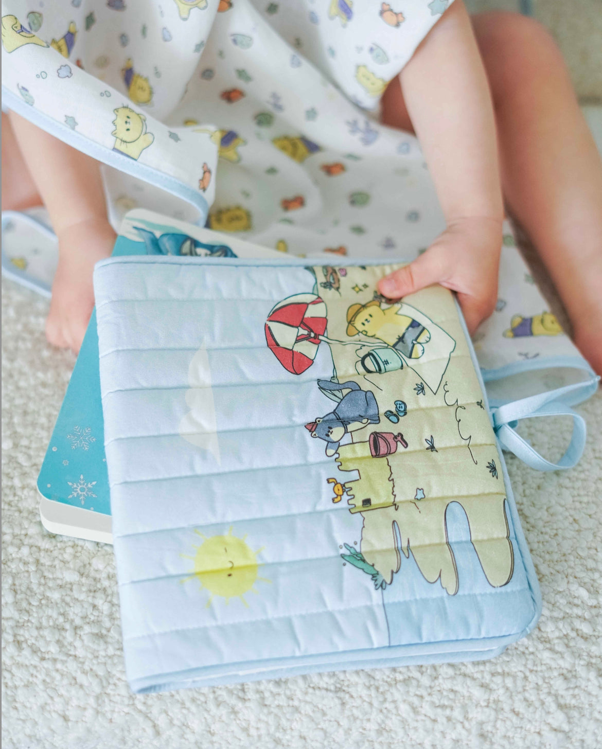 Wet Wipes and Diaper Clutch - Coast / Boy