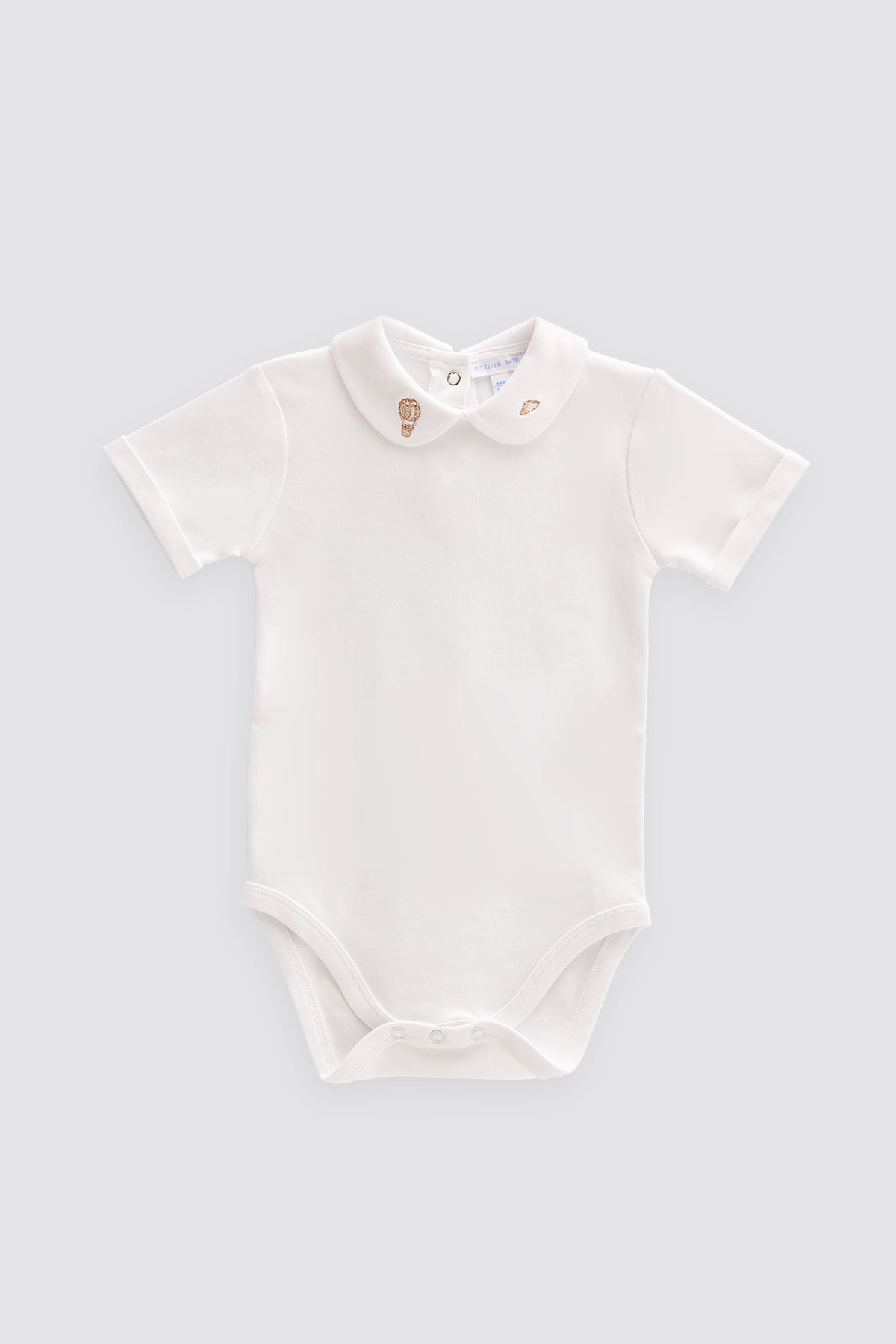 Embroidered Bodysuit - Toile de Jouy / Beige