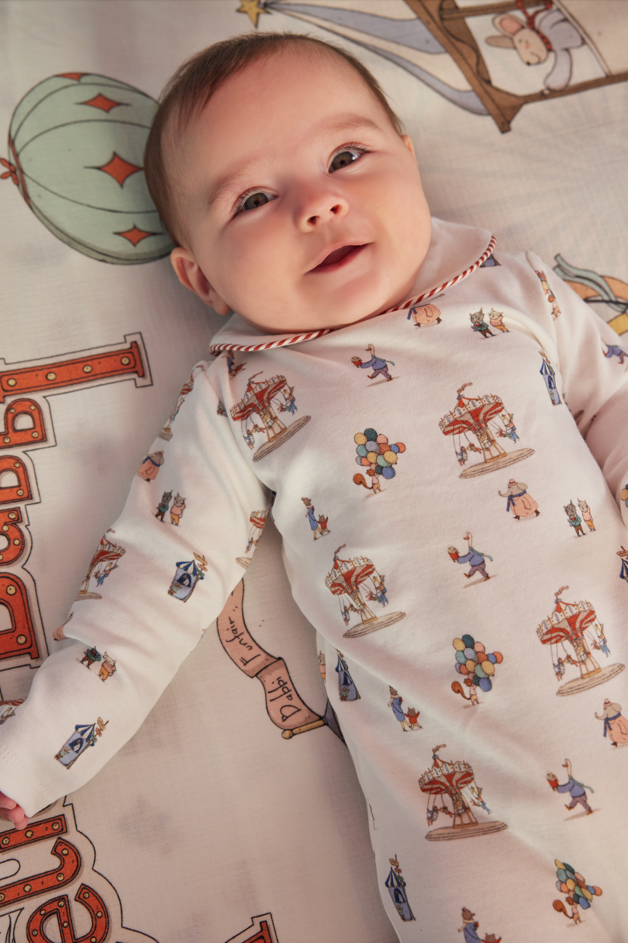 Baby Footed Onesie - Funfair