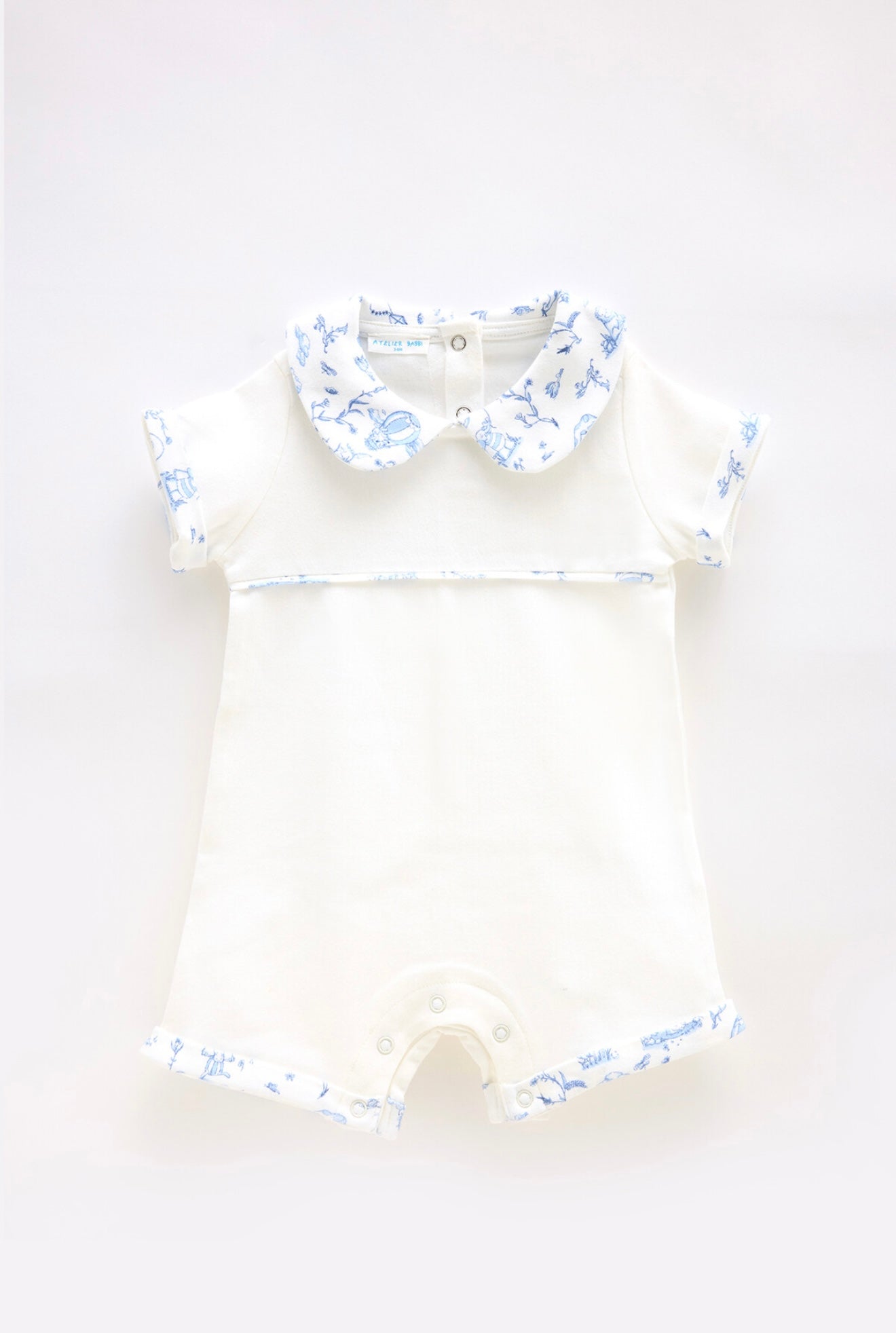 Romper - Toile De Jouy/Blue