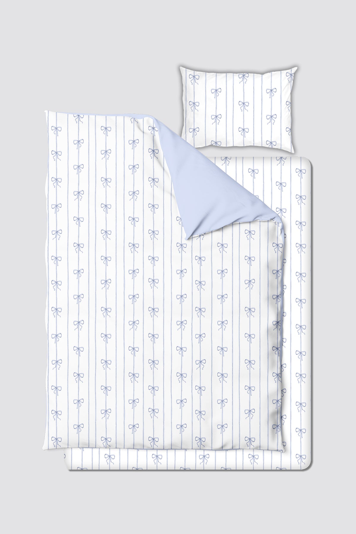 Baby & Kids Bedding Set - Ribbon / Blue