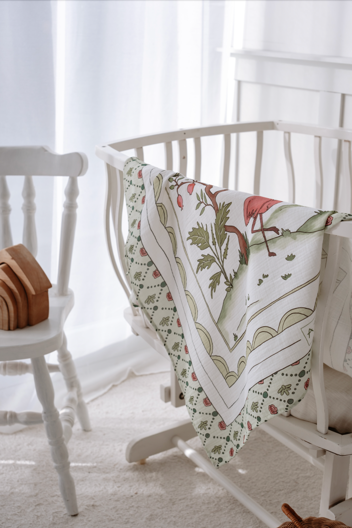 Double-Layer Muslin Swaddle - Spring