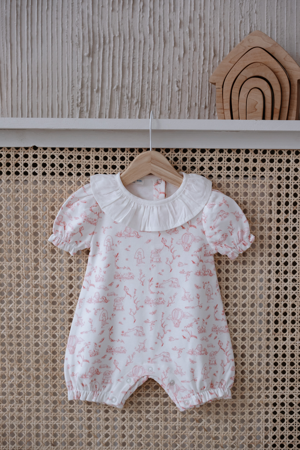 Romper - Toile De Jouy/Pink