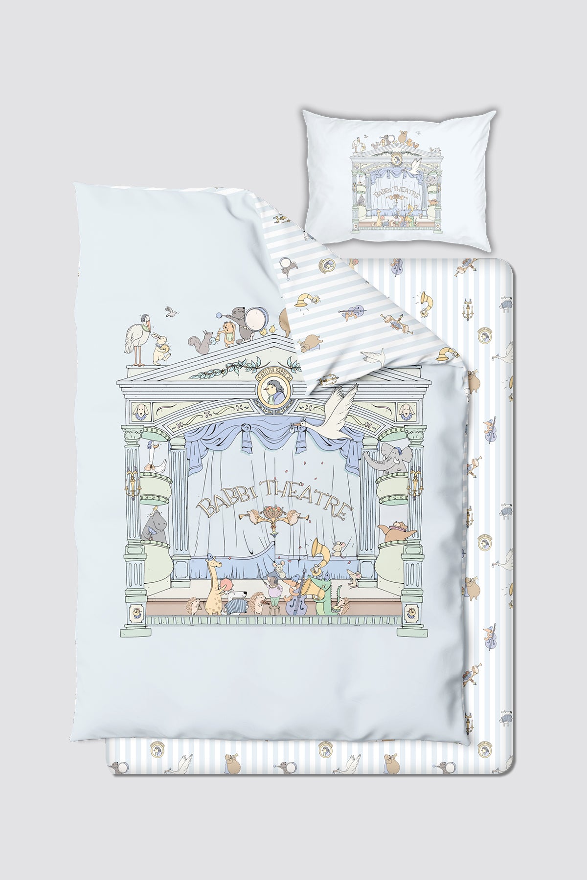 Baby & Kids Bedding Set - Theatre / Blue