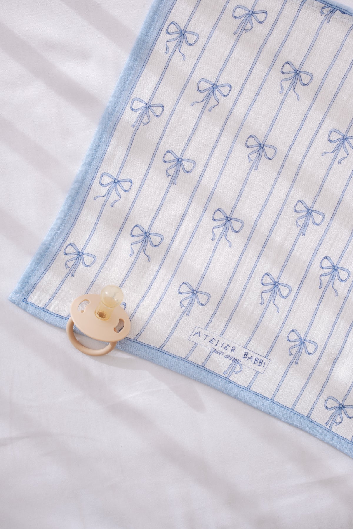 Burp Cloth - Ribbon/Blue