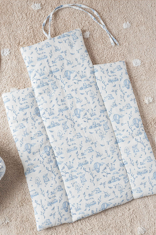 Changing Mat - Toile De Jouy / Blue