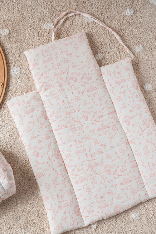 Changing Mat - Toile De Jouy / Pink