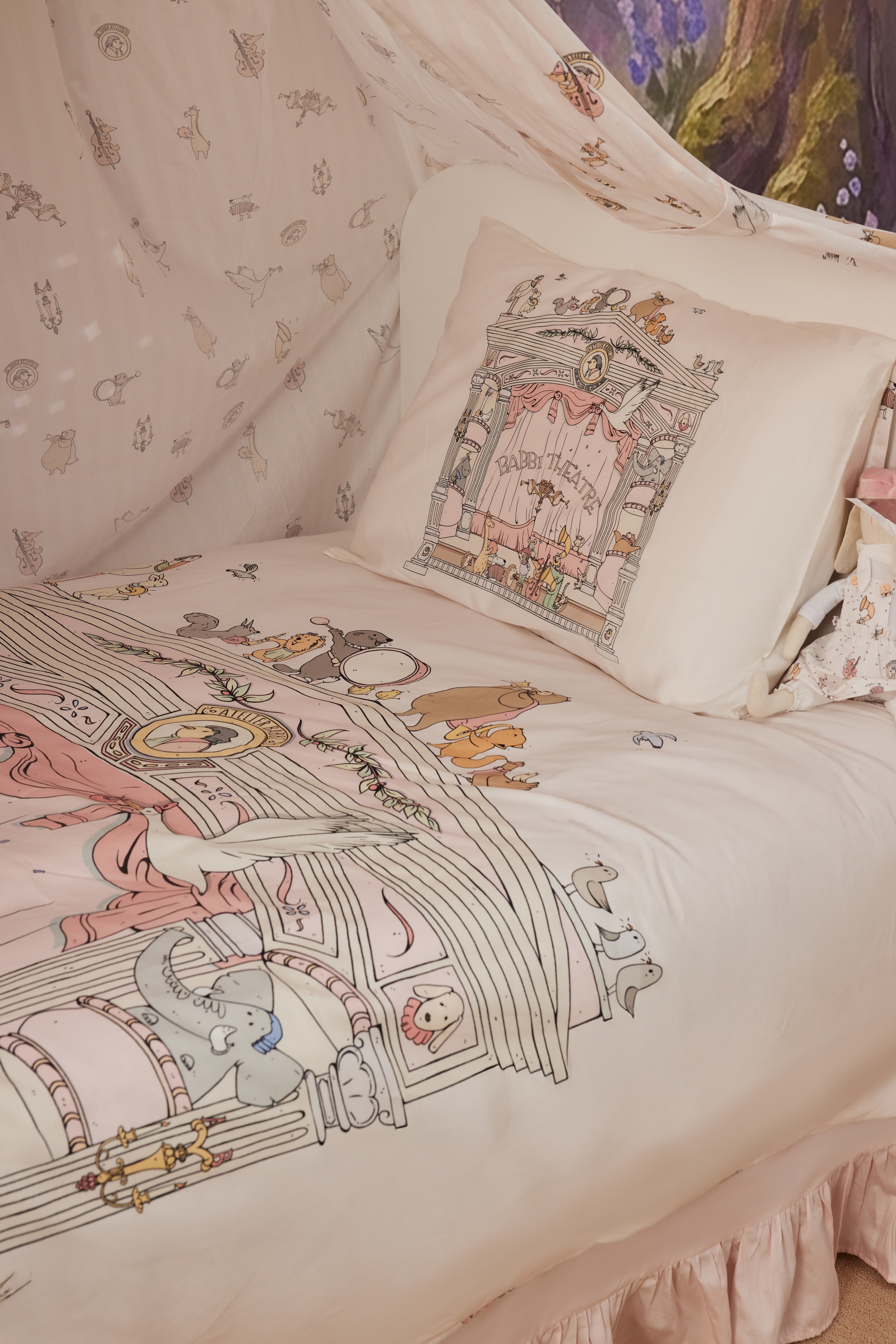 Baby & Kids Bedding Set - Theatre / Pink