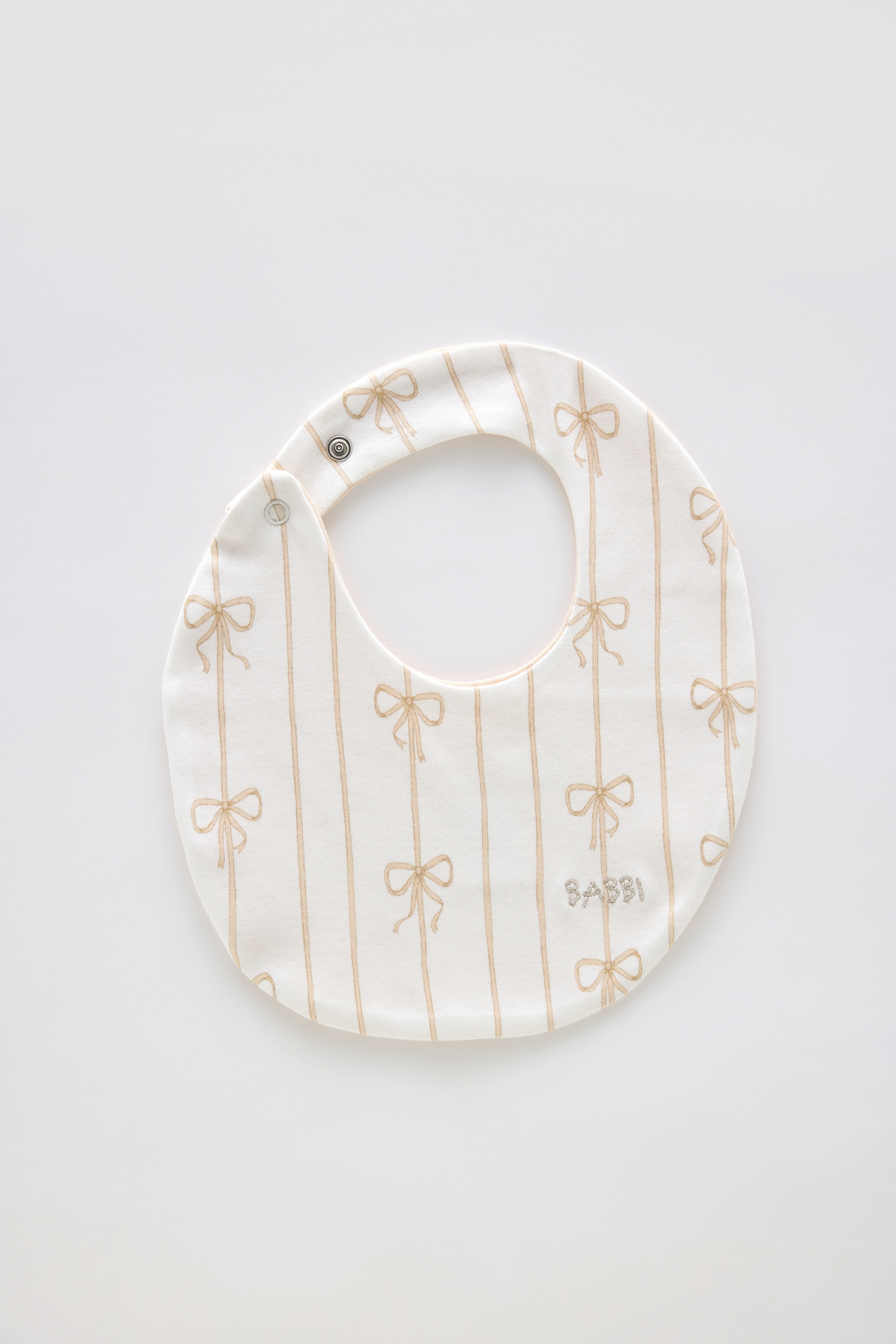 Bib - Ribbon/Beige
