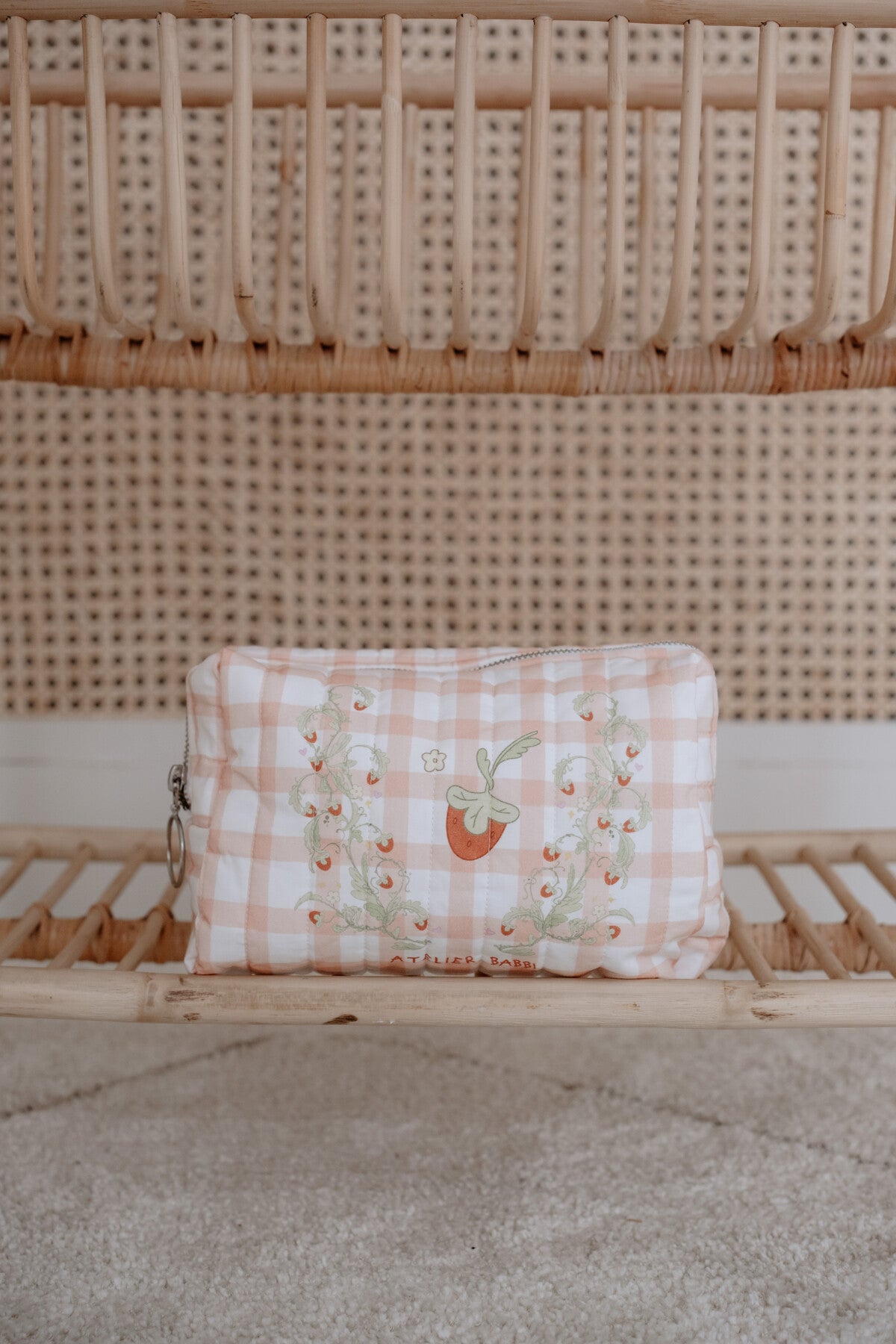 Diaper Pouch - Strawberry