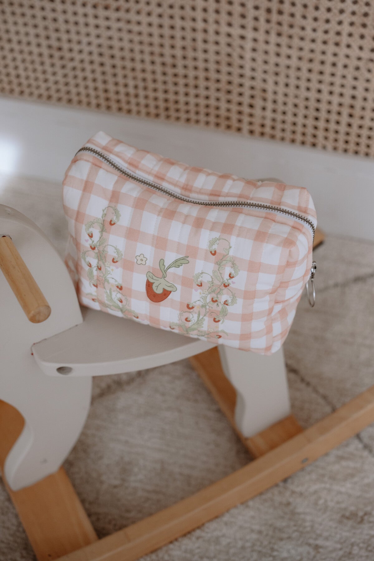 Diaper Pouch - Strawberry