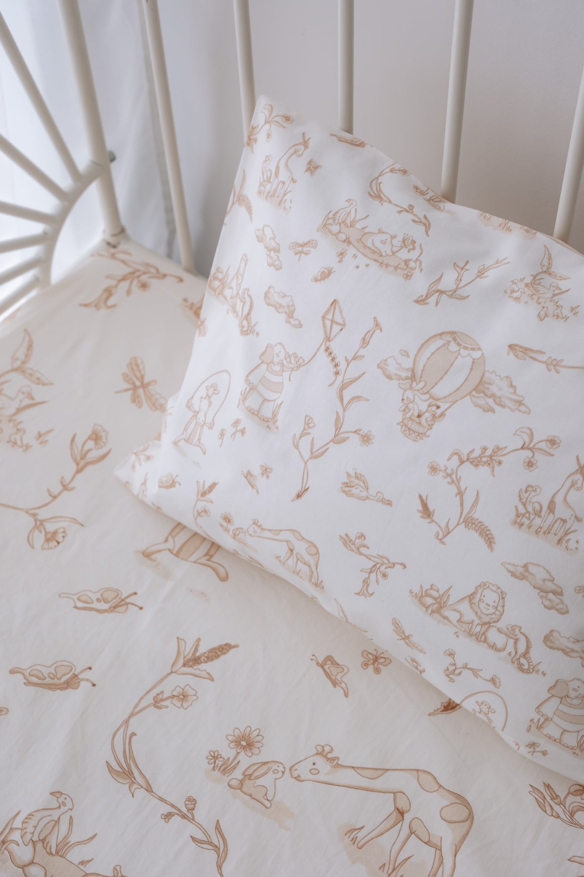 Sheet Set - Toile De Jouy/Beige