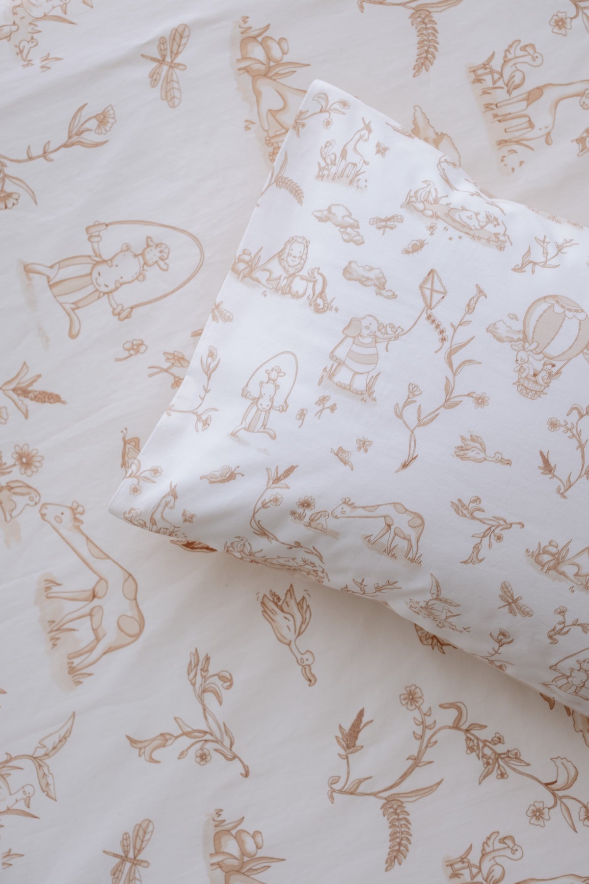 Sheet Set - Toile De Jouy/Beige