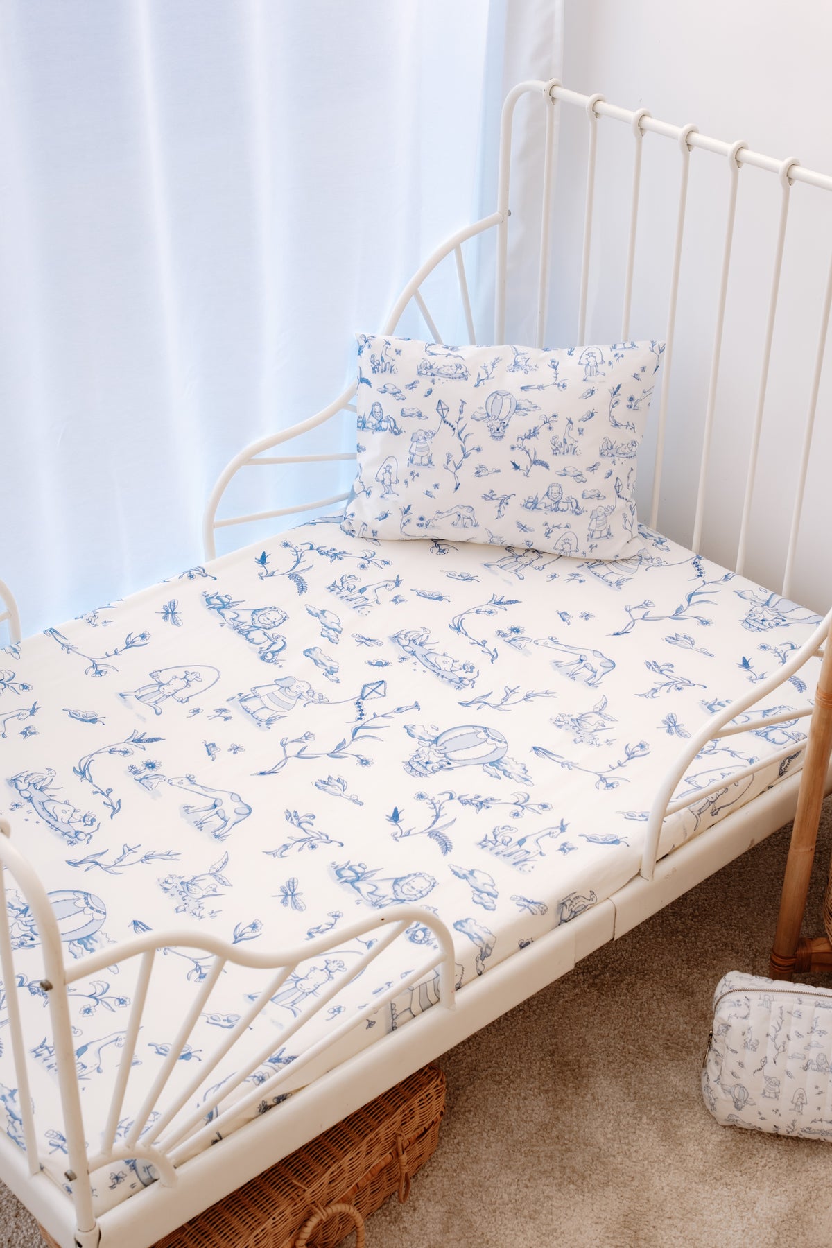 Sheet Set - Toile De Jouy/Blue