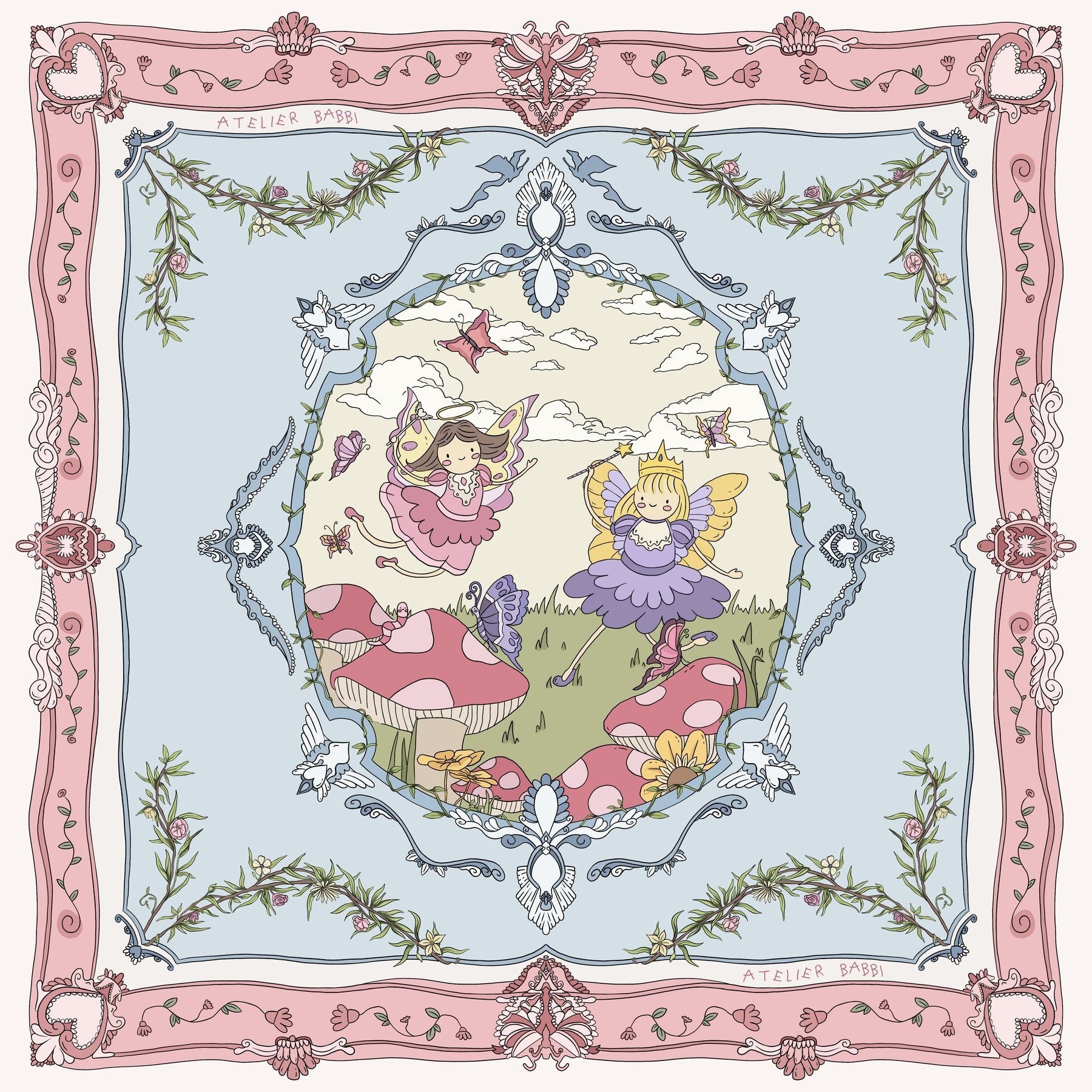 Double-Layer Muslin Swaddle - Fairy Tale