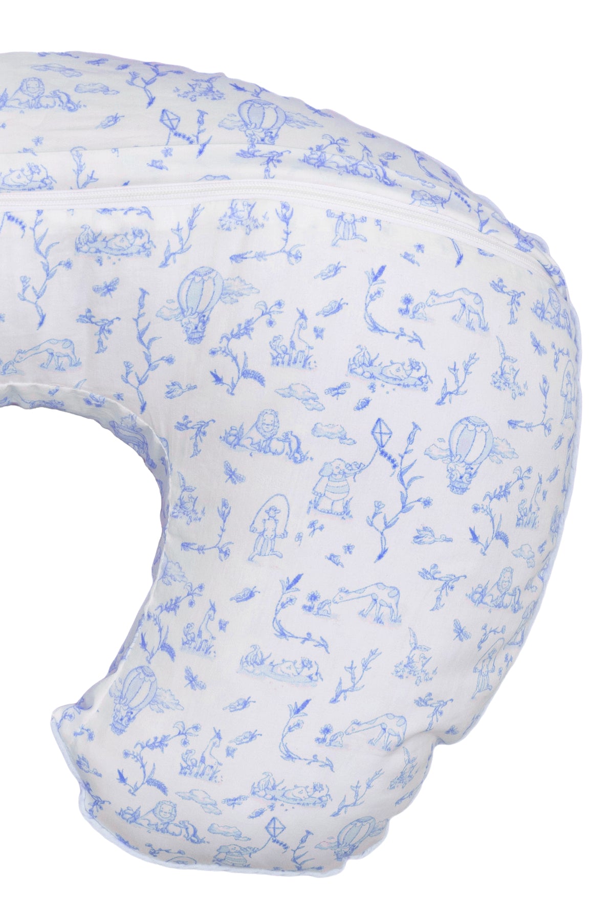 Nursing Pillow - Toile De Jouy / Blue