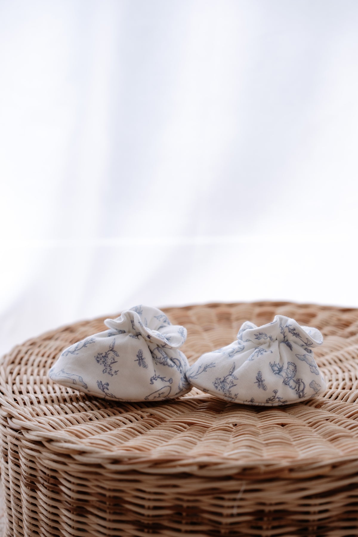 Booties - Toile De Jouy/Blue