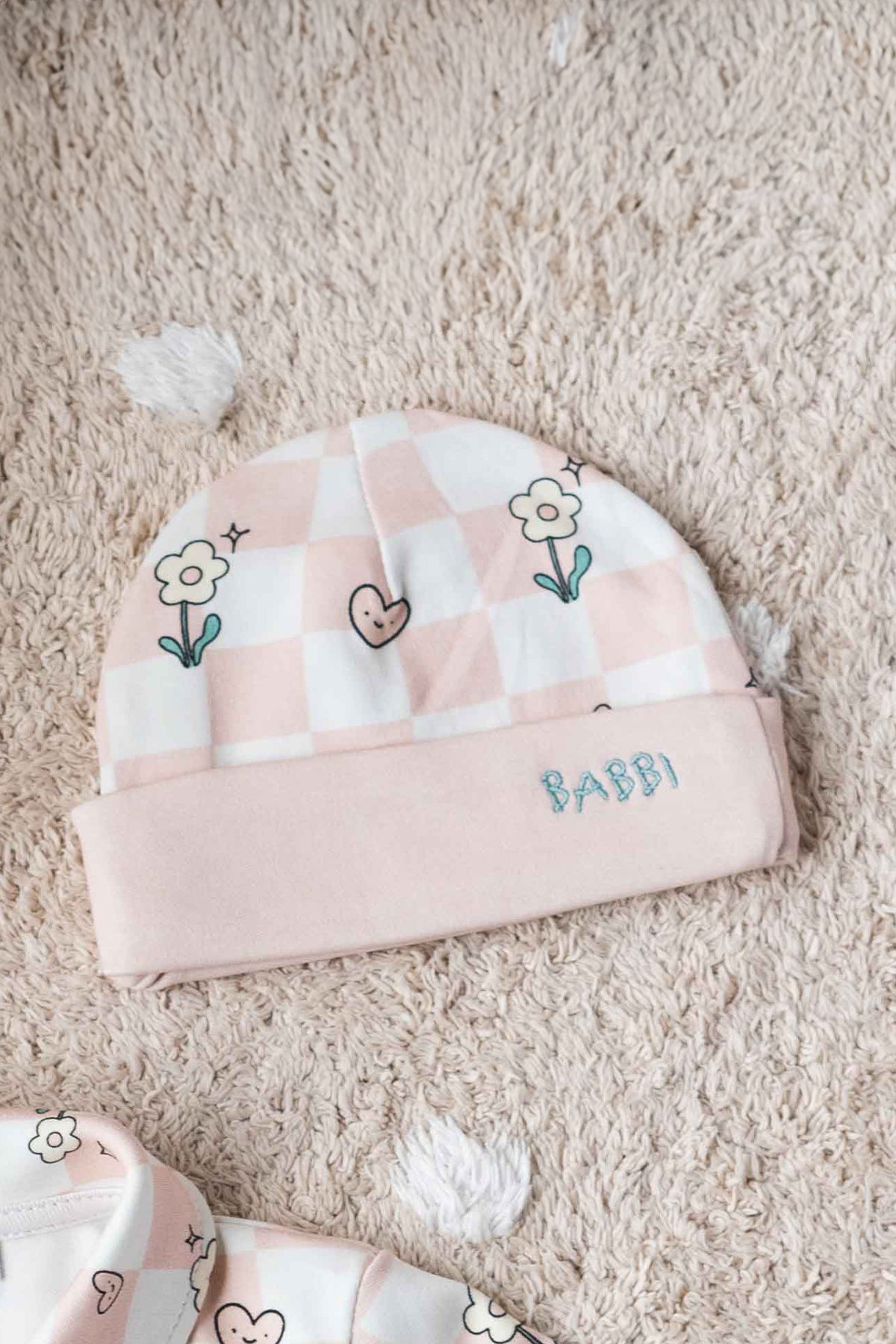 Newborn Hat - Checkered