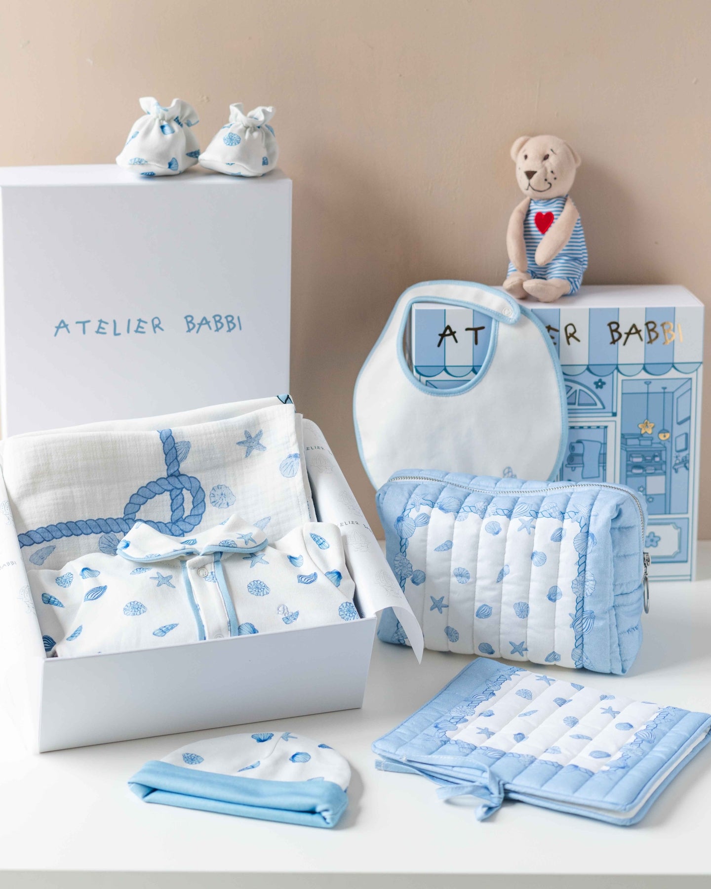 5-Piece Newborn Set - Sea Shell